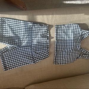 Aerie offline workout set bike shorts size xs top size small